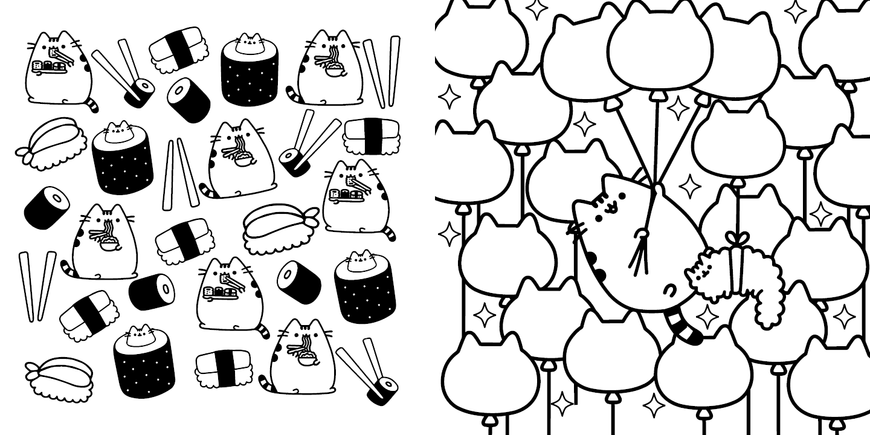 Розмальовка для дітей Pusheen (Пушин) від Клер Белтон. Видавництво Артбукс 2281306262 фото