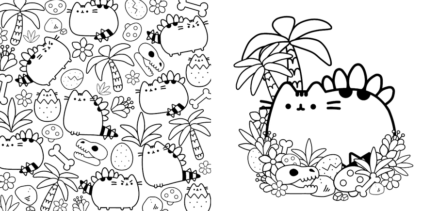 Розмальовка для дітей Pusheen (Пушин) від Клер Белтон. Видавництво Артбукс 2281306262 фото