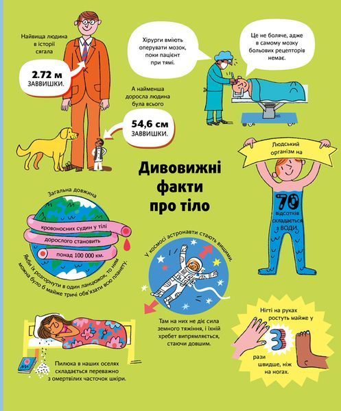 Велика книга про тіло &mdash; Мінна Лейсі | дитяча енциклопедія про будову тіла 9786543822 фото