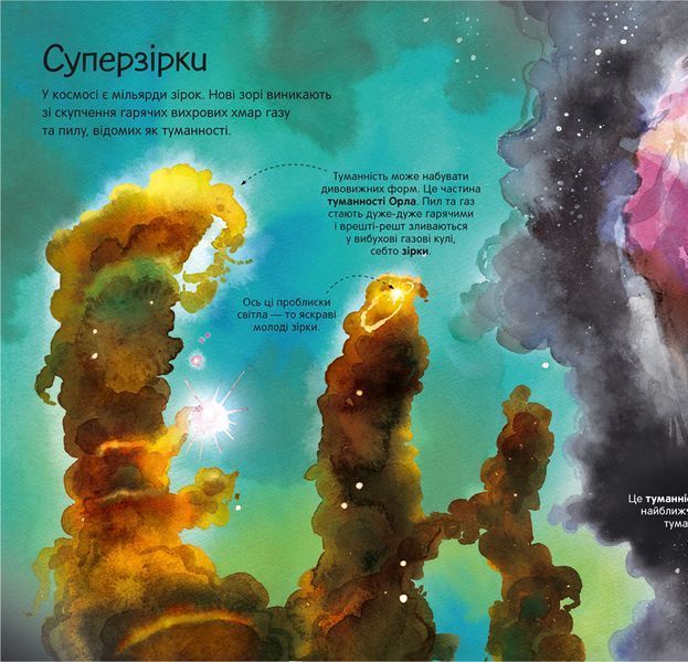 Велика книга зірок і планет &mdash; Емілі Боун | дитяча книга про космос 9787564966 фото